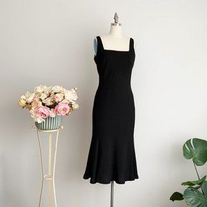 JONES NEW YORK NWOT BLACK SLEEVELESS DRESS WITH 3 DECORATIVE BACK BOWS  SIZE 6